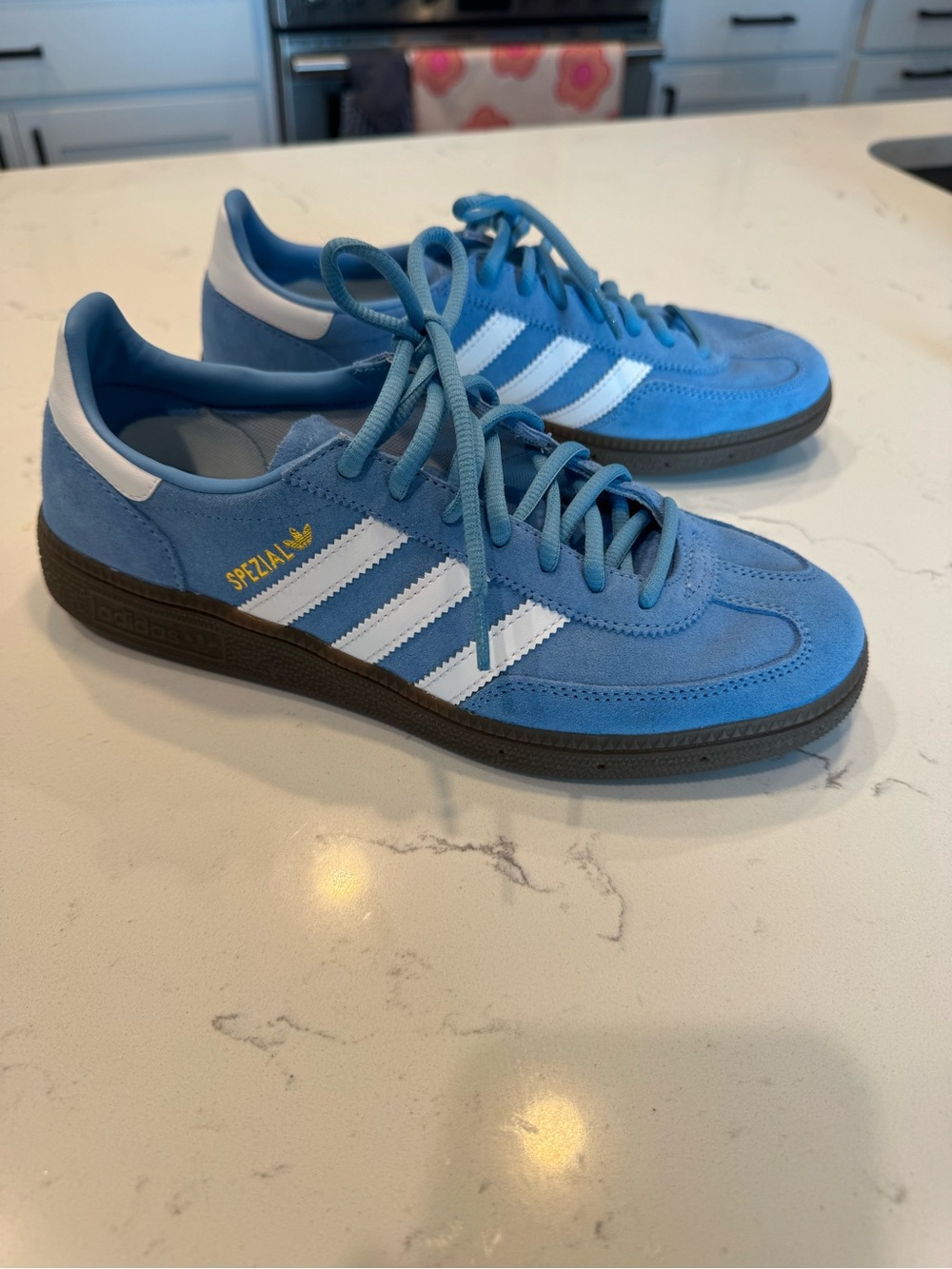 Adidas Handball Spezial in Light Blue Womens size 7 - Picture 1 of 7